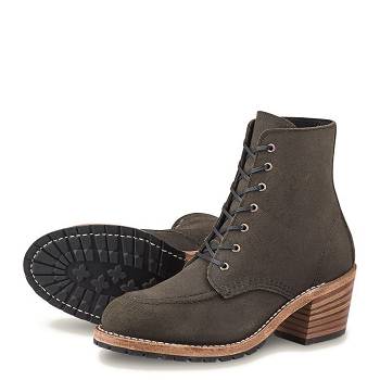 Red Wing Heritage Clara - Tmavo Hnede Kotnikove Cizmy Damske, RW438SK